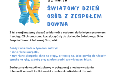 21 marca Dzień Osób z Zespołem Downa