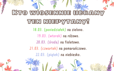 KTO WIOSENNIE UBRANY TEN NIEPYTANY!