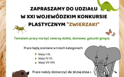 XXI Wojewódzki Konkurs Plastyczny „Zwierzaki”