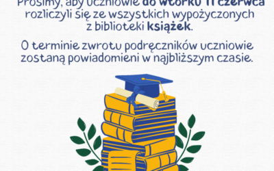 ZWROT KSIĄŻEK do 11 czerwca