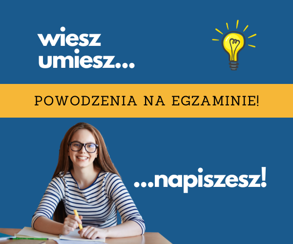 Powodzenia na EGZAMINIE!