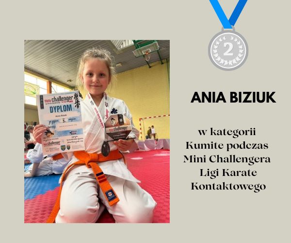 Srebrny medal Ani Biziuk