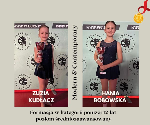 Zuzia Kudłacz i Hania Bobowska na najwyższym podium!