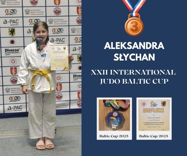 Brązowy medal Oli Słychan na międzynarodowym turnieju judo!