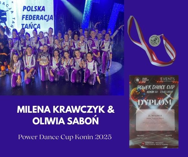 Sukces taneczny Mileny i Oliwii na ogólnopolskich zawodach!