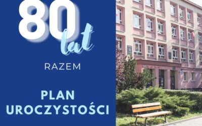 Organizacja pracy szkoły w dniu obchodów 80-lecia – poniedziałek 13 października