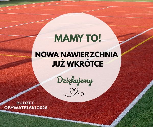 Udało się! Razem wywalczyliśmy nowe boisko!