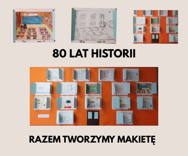 80 lat naszej szkoły – makieta pełna wspomnień