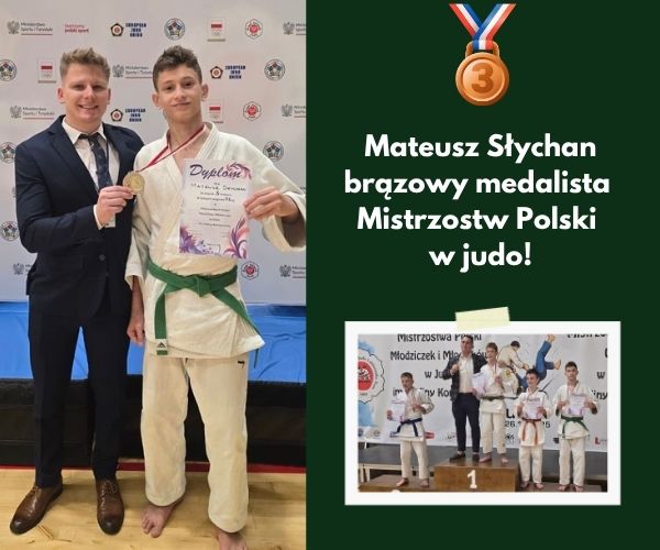 Mateusz Słychan – brązowy medalista Mistrzostw Polski w judo!