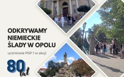 Uczniowie PSP 1 w projekcie „W poszukiwaniu niemieckich śladów w Opolu”