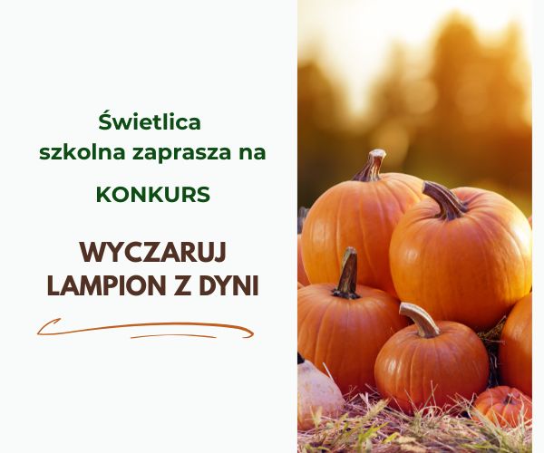 Konkurs na kreatywny lampion z dyni!