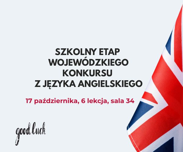 Szkolne eliminacje do Wojewódzkiego Konkursu Języka Angielskiego