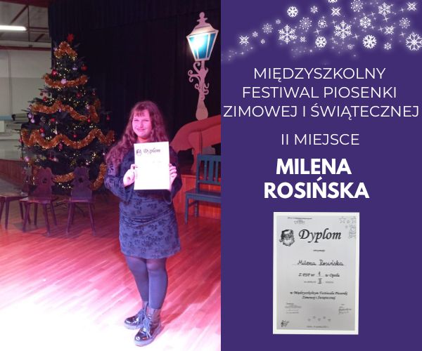 Wyśpiewany sukces naszej uczennicy