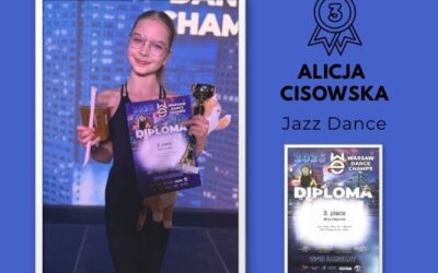 Sukces naszej uczennicy w Międzynarodowym Turnieju Tańca