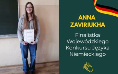 Wysoki wynik w Wojewódzkim Konkursie Języka Niemieckiego