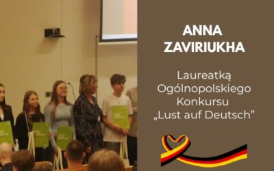 Anna Zaviriukha laureatką ogólnopolskiego konkursu