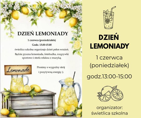 Dzień Lemoniady w świetlicy szkolnej