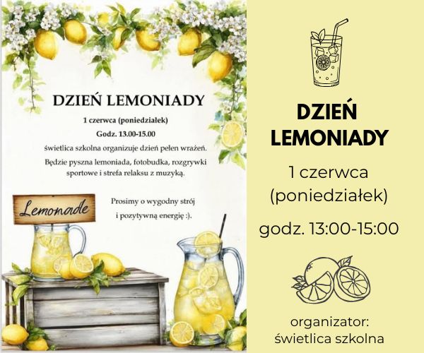 Dzień Lemoniady w świetlicy szkolnej