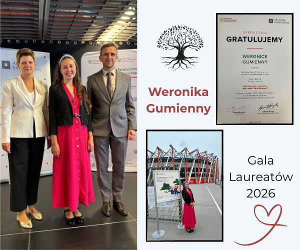Weronika odebrała nagrodę laureatki konkursu ogólnopolskiego