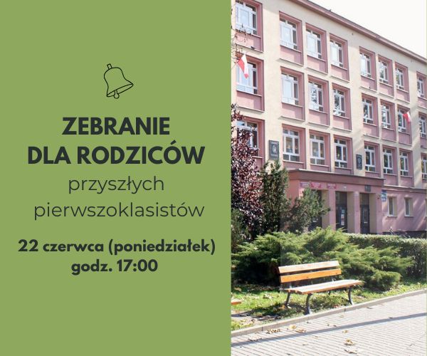 Zebranie dla rodziców przyszłych pierwszoklasistów